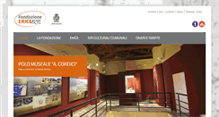 Desktop Screenshot of fondazioneericearte.org